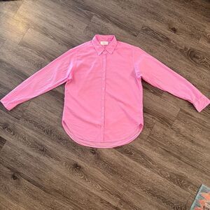 Xirena Pink Cotton Button Up
